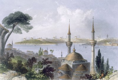 General view of Constantinople from Scutari by William Henry Bartlett