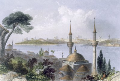General View of Constantinople from Scutari by William Henry Bartlett