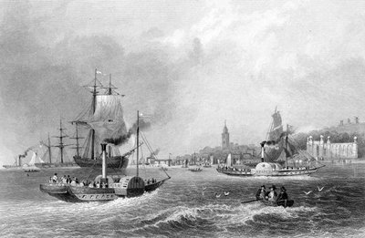 Gravesend, engraved by H. Adlard, published in 