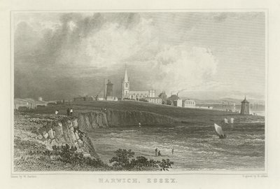 Harwich, Essex by William Henry Bartlett