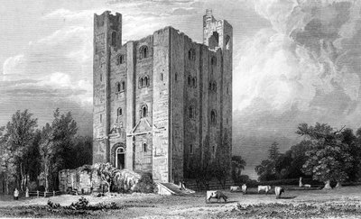 Hedingham Castle, Essex, engraved by John Carr Armytage, 1832 by William Henry Bartlett