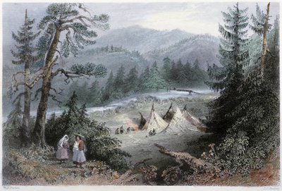 Indian camp near General