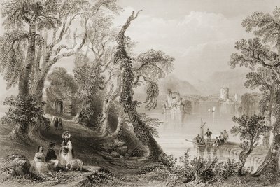 Innisfallen, Killarney Lake, County Killarney, from 