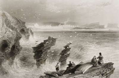Kilkee, County Clare, Ireland by William Henry Bartlett