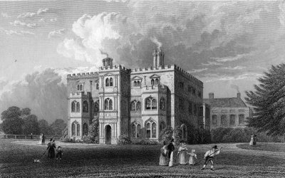 Marks Hall, Coggeshall, Essex, engraved by John Carr Armytage, 1833 by William Henry Bartlett