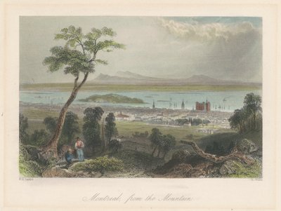 Montreal, from the Mountain by William Henry Bartlett