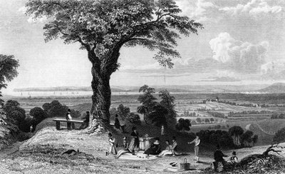 Scene from Laindon Hill, near Horndon, Essex by William Henry Bartlett