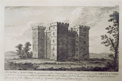 The Castle of Kanturk, County Cork, Ireland in the 1800s, from 