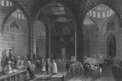 The Great Khan at Damascus by William Henry Bartlett