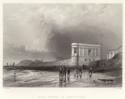 The Sands at Southport by William Henry Bartlett