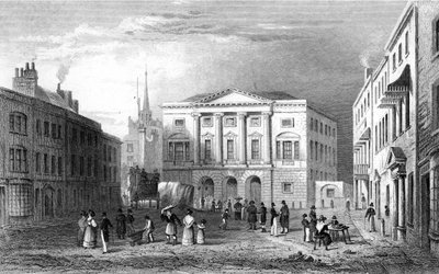 The Shire Hall, Chelmsford, Essex by William Henry Bartlett