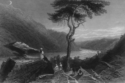 The Valley of the Shenandoah, from Jefferson Rock by William Henry Bartlett
