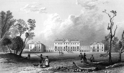 Thorndon Hall, Essex, engraved by Henry Adland by William Henry Bartlett