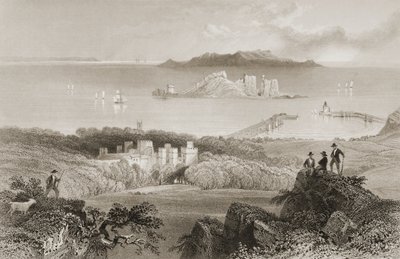 View of Howth Castle, County Dublin, Ireland, from 