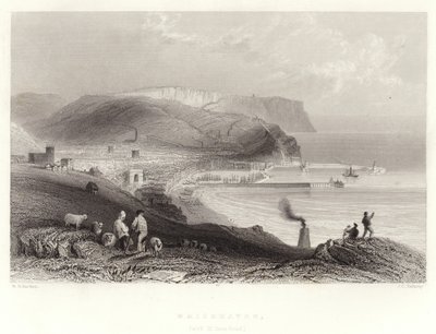 Whitehaven, with St Bees-head by William Henry Bartlett