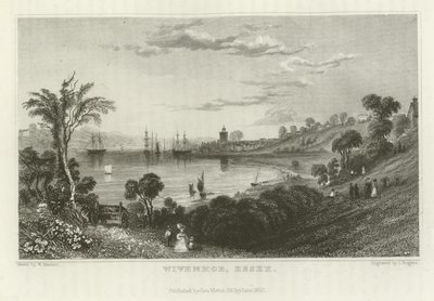 Wivenhoe, Essex by William Henry Bartlett
