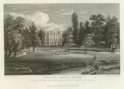 Writtle Lodge, Essex, the Seat of Vicesimus Knox, Esquire by William Henry Bartlett