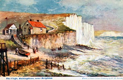 The Cliffs, Rottingdean, near Brighton by William Henry Borrow