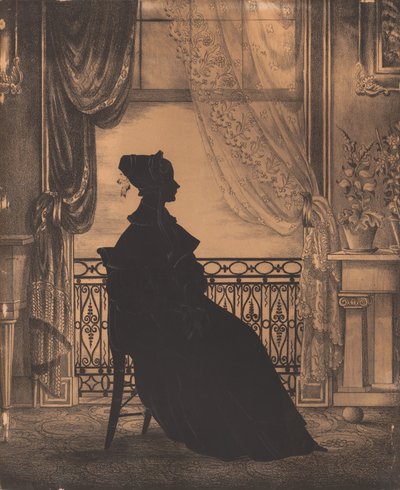 Portrait of a Woman before a Window by William Henry Brown