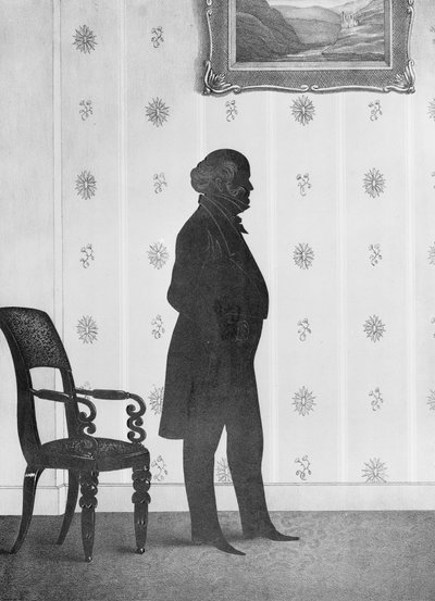 Silhouette Portrait of Martin Van Buren, 1844 by William Henry Brown