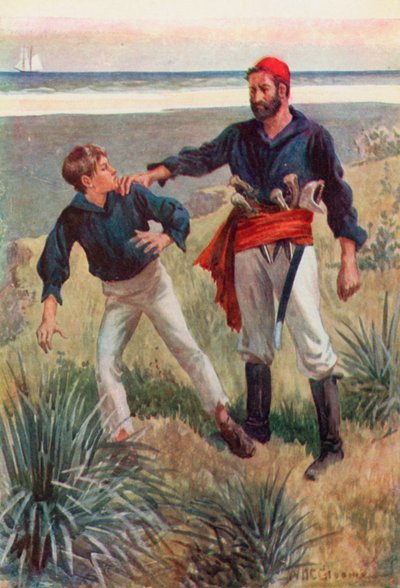 A Heavy Hand Grasped My Shoulder, and Held It as If in a Vice by William Henry Charles Groome
