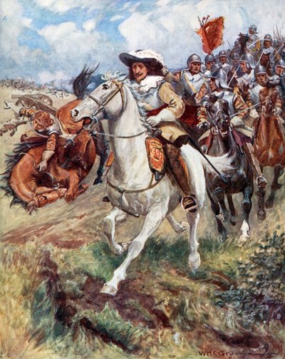 Our Cuirassiers Have Burst on the Ranks of the Accurst, And at a Shock Have Scattered the Forest of His Pikes by William Henry Charles Groome