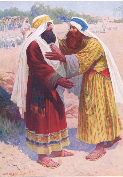 The Meeting of Jacob and Esau by William Henry Charles Groome