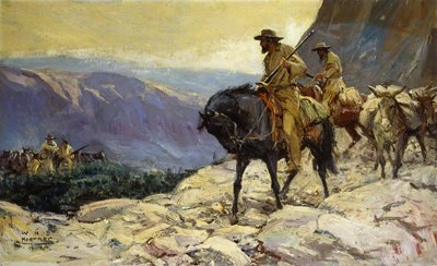 Hunters and Packmules by William Henry Dethlef Koerner