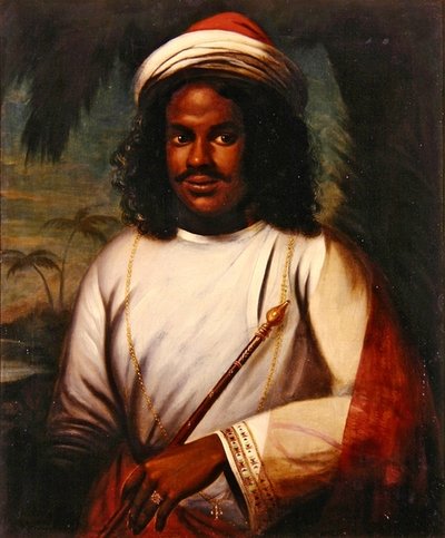 Portrait of an Indian Prince by William Henry Florio Hutchinson