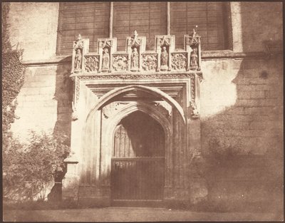 An Ancient Door in Magdalen College, Oxford by William Henry Fox Talbot