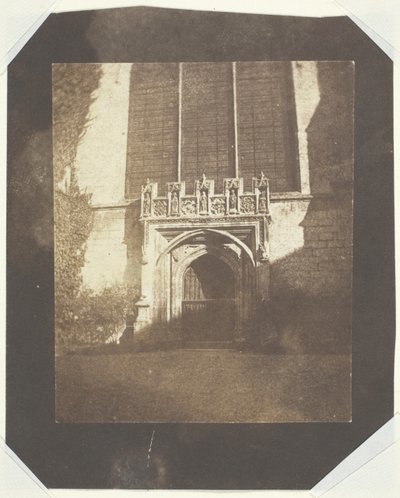 Ancient Door, Magdalen College, Oxford by William Henry Fox Talbot