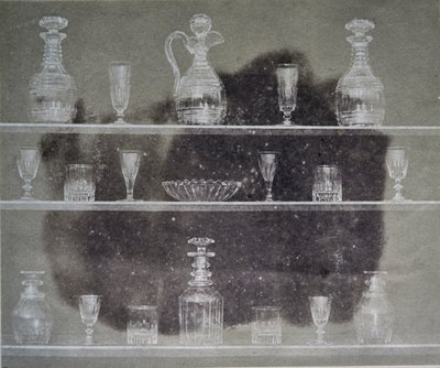 Articles of glass, Photograph, from Pencil of Nature by William Henry Fox Talbot
