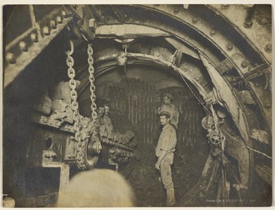 Construction of the Central line of the London Underground by William Henry Fox Talbot