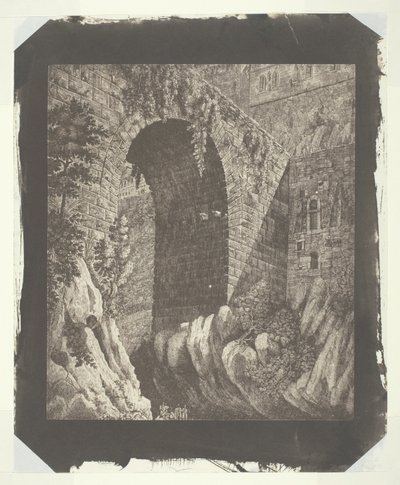 Copy of a Large Italian Print, Reduced in the Camera by William Henry Fox Talbot