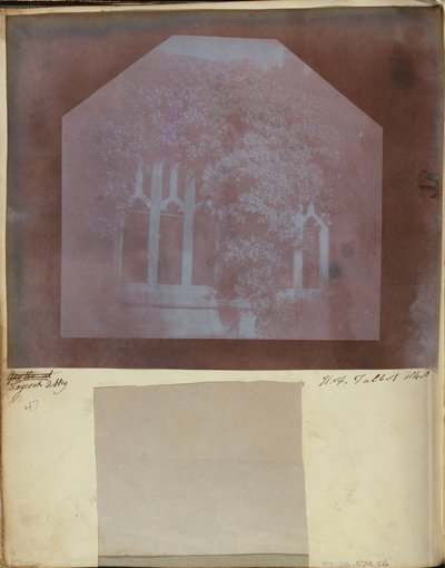 (Detail) of the Cloisters at Lacock Abbey by William Henry Fox Talbot