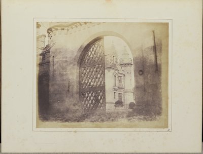 Entrance Gate, Abbotsford by William Henry Fox Talbot