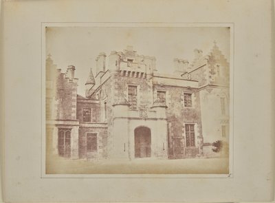 Hall Door, Abbotsford by William Henry Fox Talbot