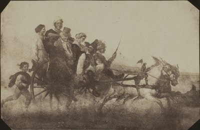 Neapolitan Conveyance - Copy of a Painting at Lacock Abbey by William Henry Fox Talbot