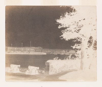 Royal William Victualling Yard, Plymouth, from Mount Edgecumbe by William Henry Fox Talbot