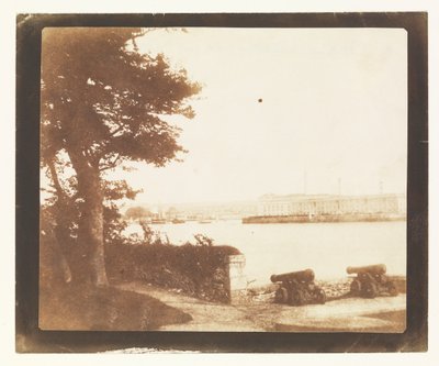 Royal William Victualling Yard, Plymouth, from Mount Edgecumbe by William Henry Fox Talbot