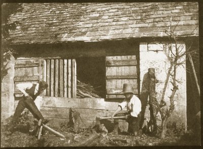 The Woodcutters, 1845 by William Henry Fox Talbot