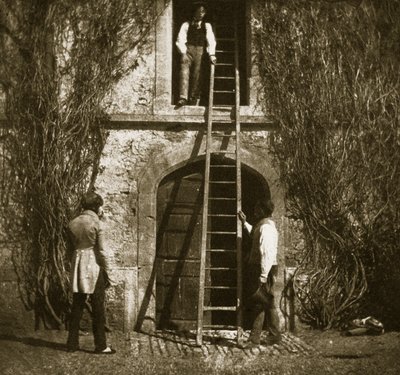 The ladder, April 1844 by William Henry Fox Talbot