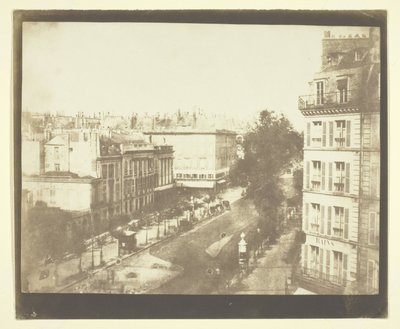View of the Boulevards at Paris by William Henry Fox Talbot