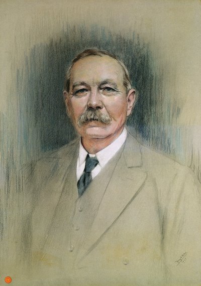 Portrait of Sir Arthur Conan Doyle by William Henry Gates