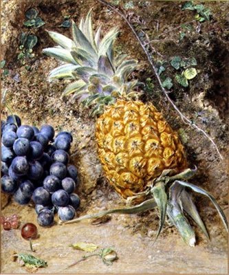 Grapes and a Pineapple by William Henry Hunt