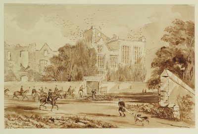 Hardwick Old Hall by William Henry Hunt