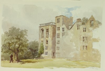 Hardwick Old Hall by William Henry Hunt