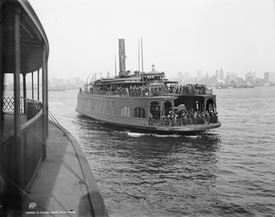 A ferry boat, New York by William Henry Jackson