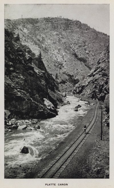 Canyons of Colorado: Platte Canon by William Henry Jackson