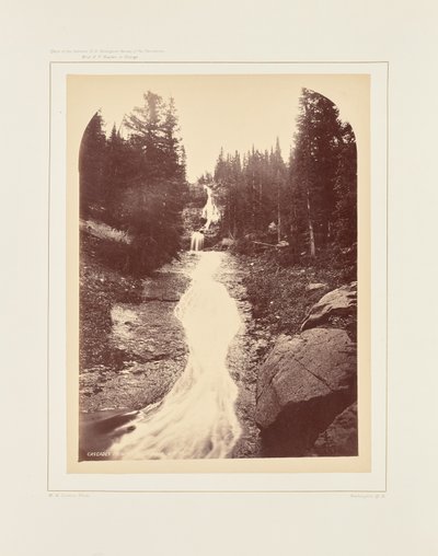 Cascade from Mount Blackmore by William Henry Jackson